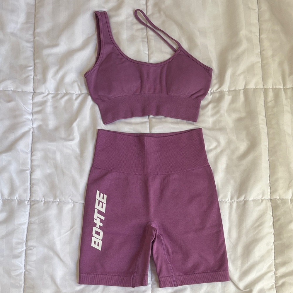 Bo+Tee Purple Activewear Set (3)